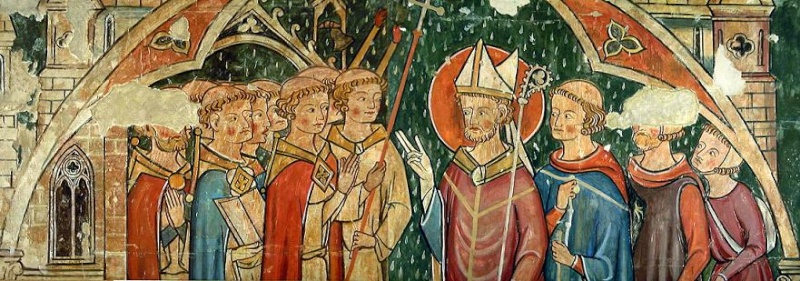 Résultat de recherche d'images pour "Icône de Saint Aubin, évêque d'Angers"