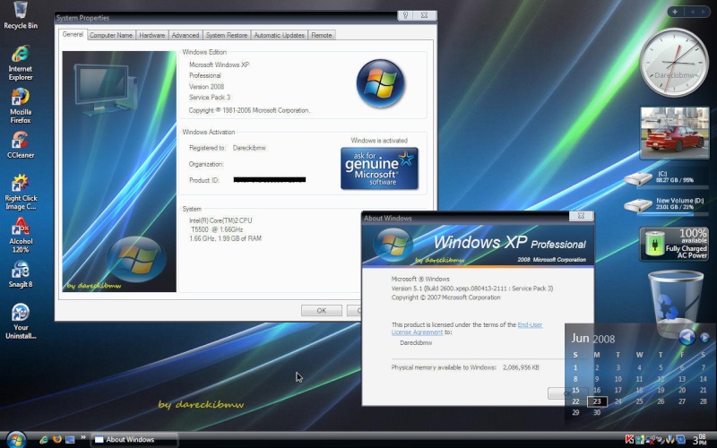 Windows Xp Professional Sp3 32 Bit Black Edition 2012 11 18 North